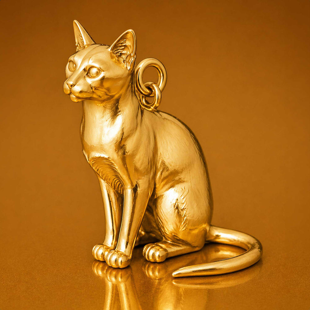 24ct Pure Gold - Tonkinese Cat Charm