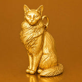 24ct Pure Gold - Somali Cat Charm