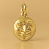 24ct Pure Gold - Luna Protection Charm