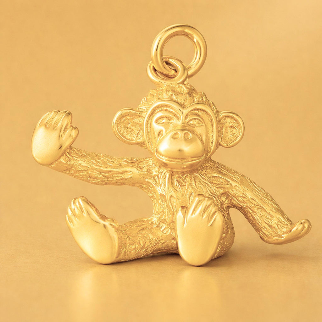 24ct Pure Gold - Baby Monkey Charm