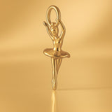 24ct Pure Gold - Arabesque Ballet Dancer Charm