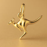 24ct Pure Gold - Jumping Kangaroo Charm