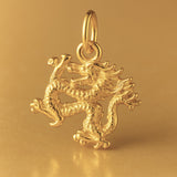 24ct Pure Gold - Oriental Dragon Charm