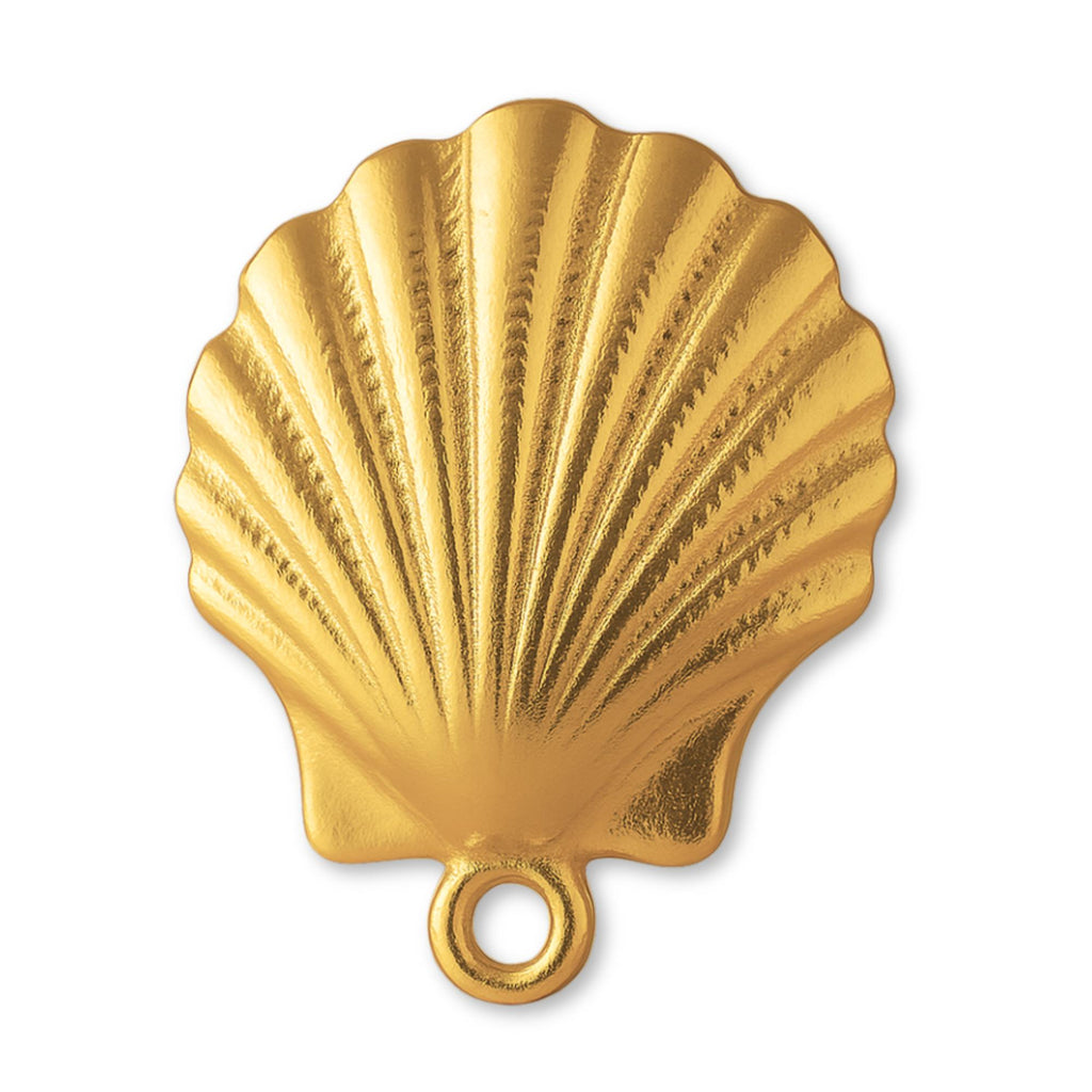 24ct Pure Gold - Scallop Seashell Charm