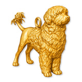 24ct Pure Gold - Portuguese Water Dog Charm
