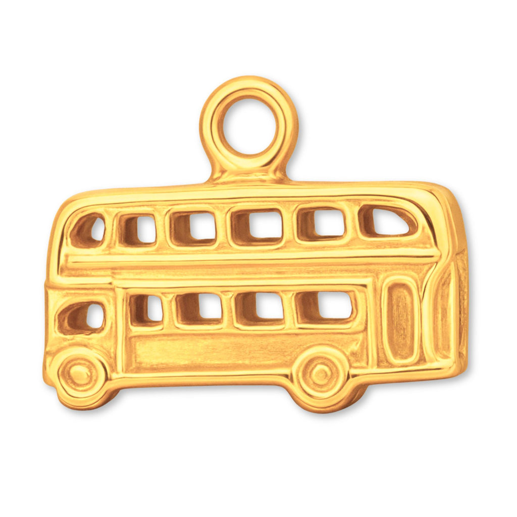 24ct Pure Gold - Double Decker Bus Charm