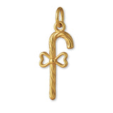 9ct Yellow Gold - Candy Cane Charm