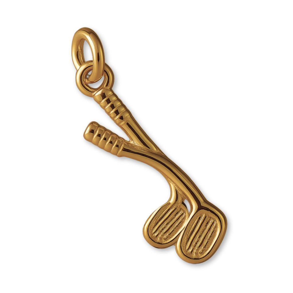 18ct Yellow Gold - Classic Golf Clubs Charm