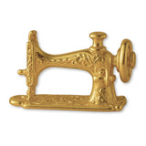 9ct Yellow Gold - Vintage Sewing Machine Charm