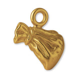 9ct Yellow Gold - Coin Pouch Charm