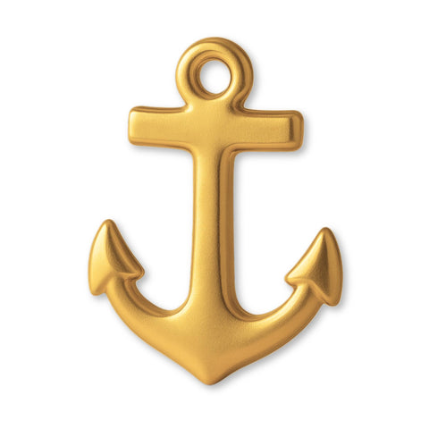 24ct Pure Gold - Traditional Anchor Charm