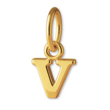 14ct Gold Plated - Petite Letter Charm