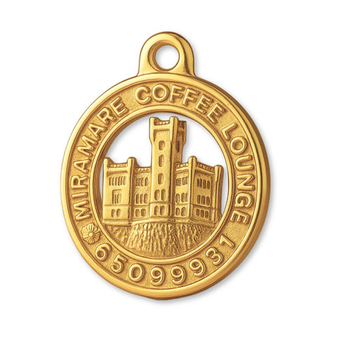 24ct Pure Gold - Miramare Coffee Lounge Charm