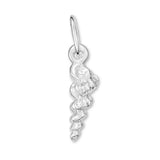 925 Sterling Silver - Spindle Shell Charm