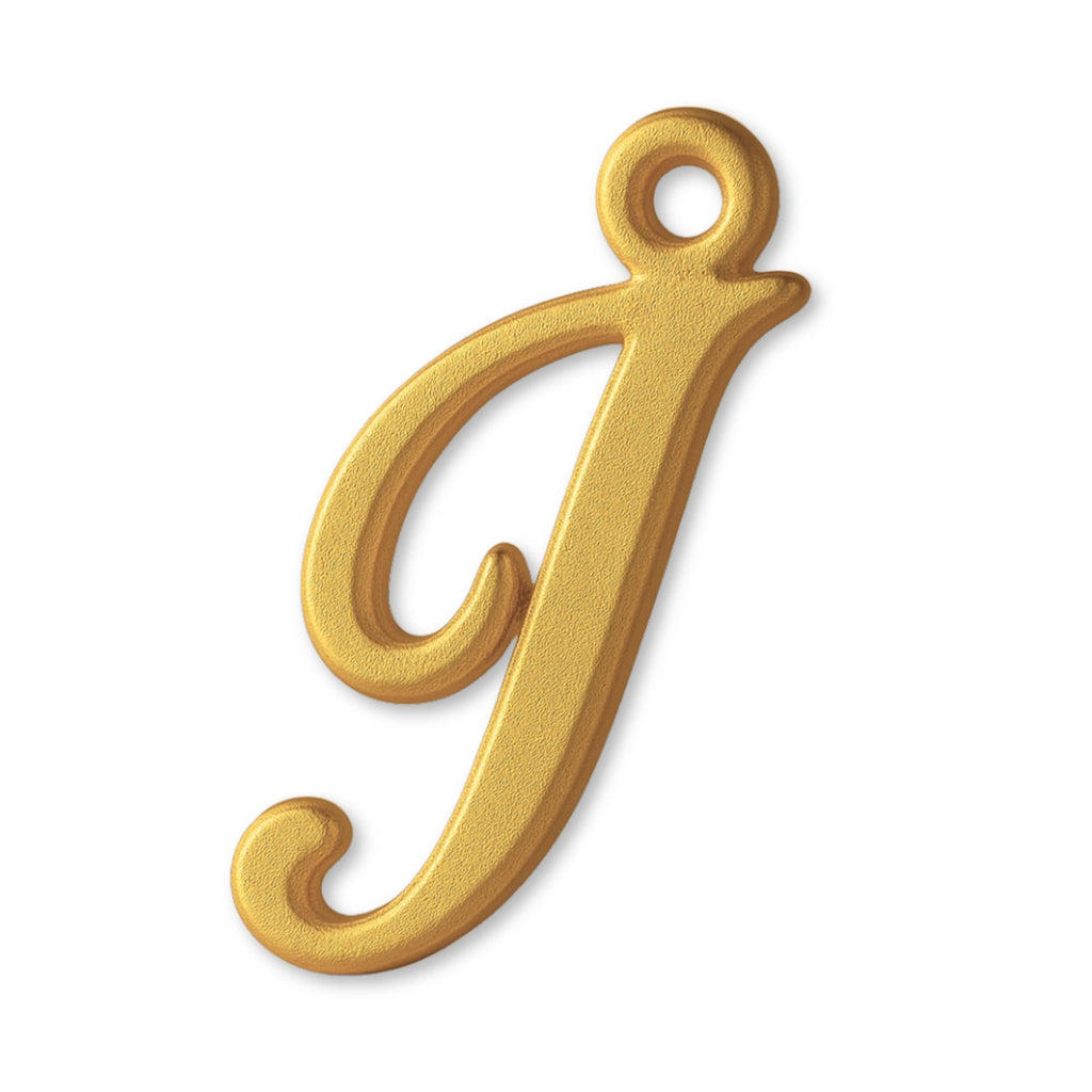 24ct Pure Gold - Cursive Letter Charm