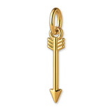 24ct Pure Gold - Feathered Arrow Charm