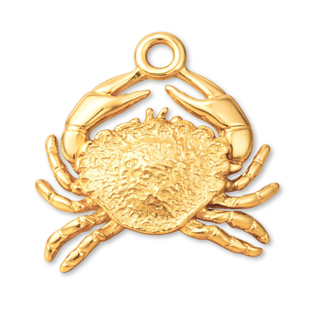 24ct Pure Gold - Sea Crab Charm