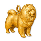24ct Pure Gold - Chow Chow Dog Charm