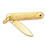 24ct Pure Gold - Folding Pocket Knife Charm