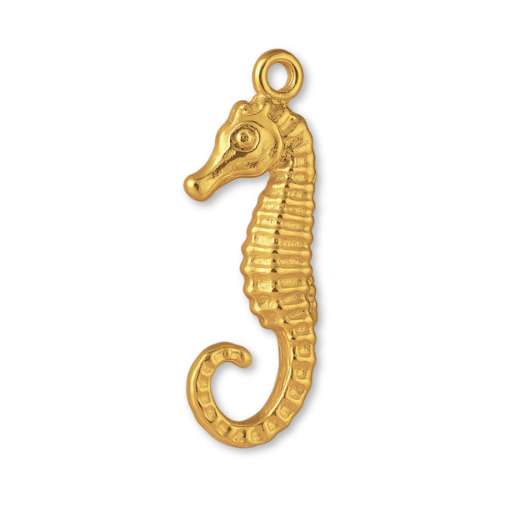 24ct Pure Gold - Dwarf Seahorse Charm