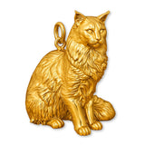 24ct Pure Gold - Maine Coon Cat Charm