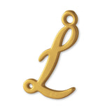 24ct Pure Gold - Cursive Letter Charm