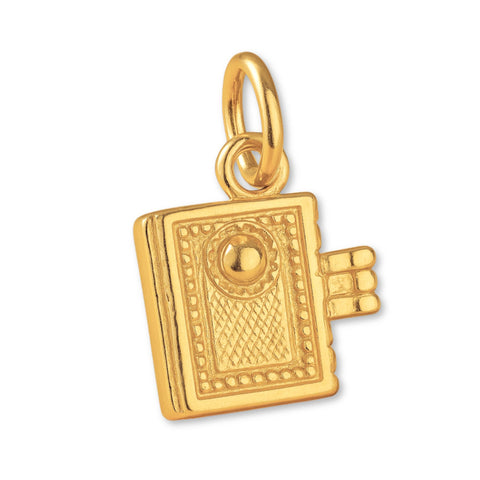 24ct Pure Gold - Book Worm Charm