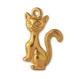 24ct Pure Gold - Siamese Cat Charm