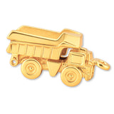 24ct Pure Gold - Tipper Dump Truck Charm