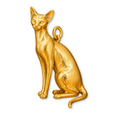 24ct Pure Gold - Oriental Shorthair Cat Charm