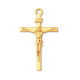 24ct Pure Gold - Traditional Jesus Crucifix Charm
