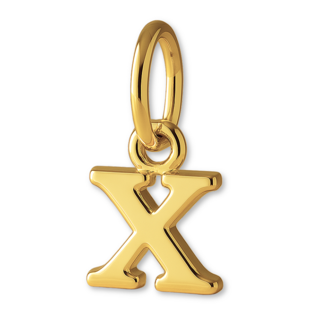 14ct Gold Plated - Petite Letter Charm