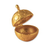 24ct Pure Gold - Soccer Ball Locket Charm