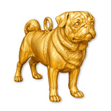 24ct Pure Gold - Pug Dog Charm