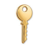 24ct Pure Gold - Classic House Key Charm