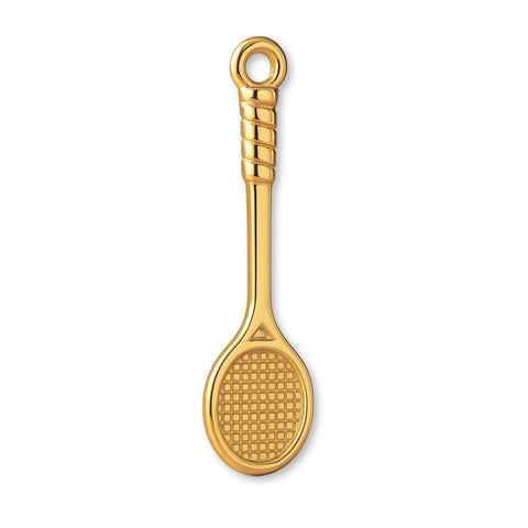 24ct Pure Gold - Badminton Racket Charm