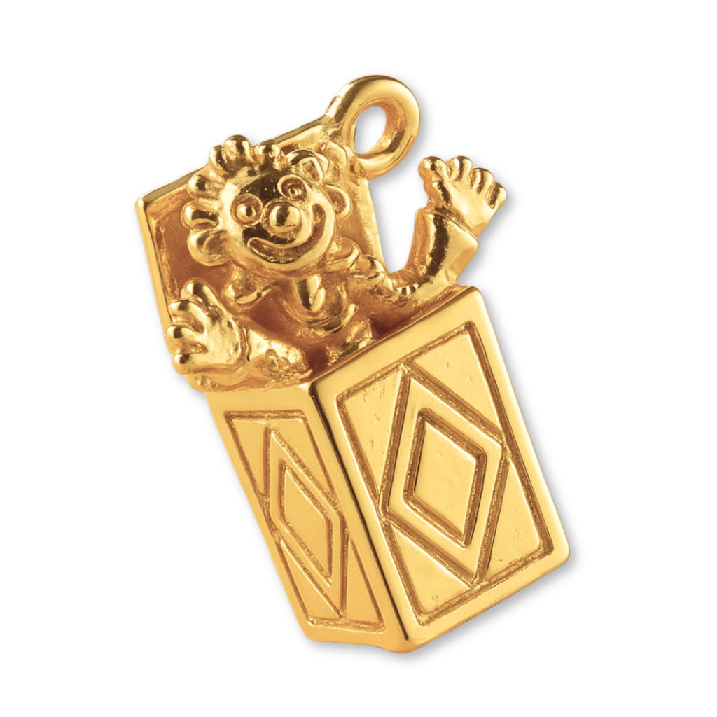 24ct Pure Gold - Jack in the Box Charm
