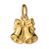 24ct Pure Gold - Traditional Christmas Bells Charm