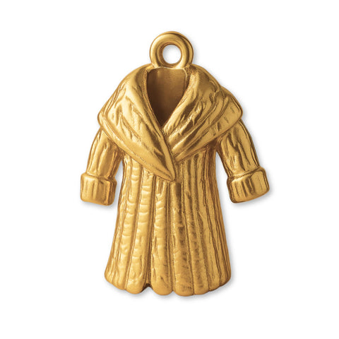 24ct Pure Gold - Puffy Winter Coat Charm