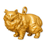 24ct Pure Gold - Cymric Cat Charm