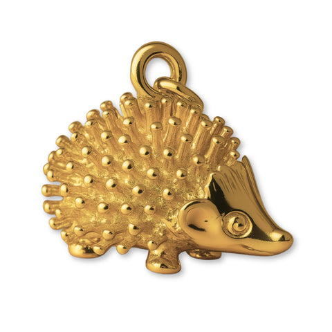 24ct Pure Gold - Woodland Hedgehog Charm
