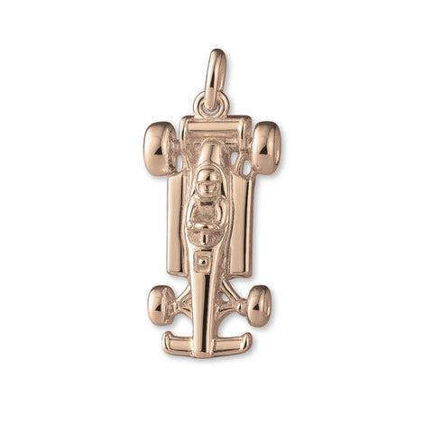 18ct Rose Gold - Formula 1 Racing Car Charm