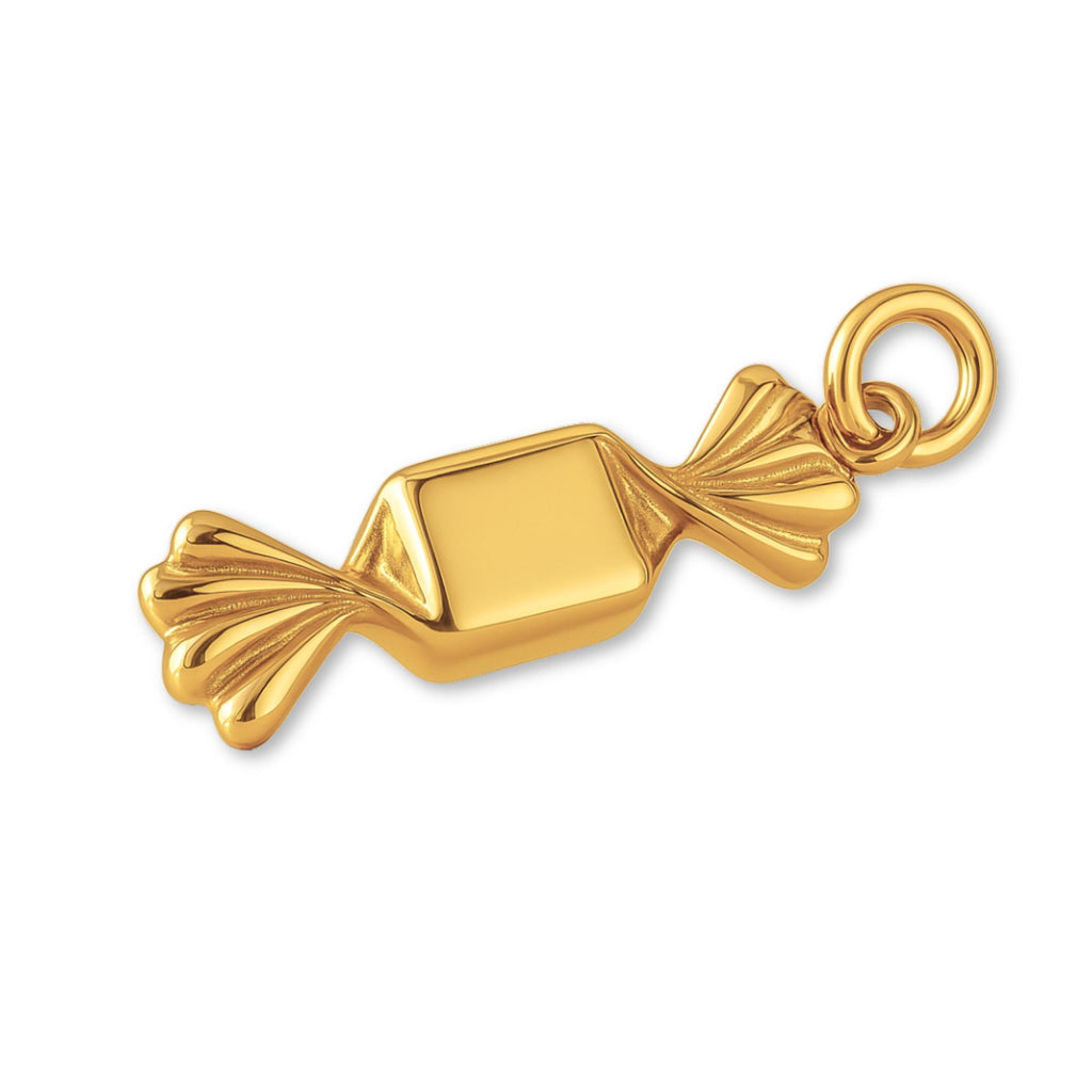 24ct Pure Gold - Wrapped Candy Charm
