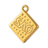 24ct Pure Gold - SAO Biscuit Charm