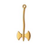 24ct Pure Gold - Viking Battle Axe Charm