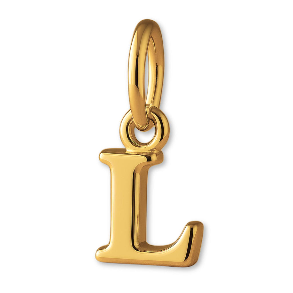 14ct Gold Plated - Petite Letter Charm