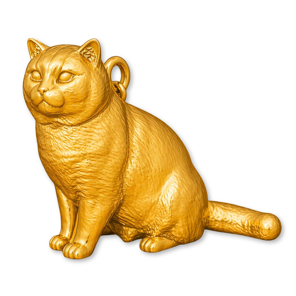 24ct Pure Gold - British Shorthair Cat Charm