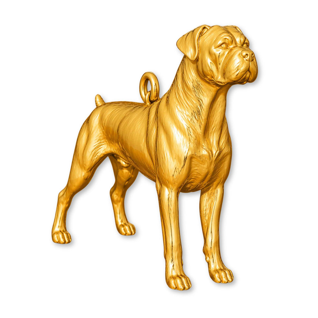 24ct Pure Gold - Boxer Dog Charm