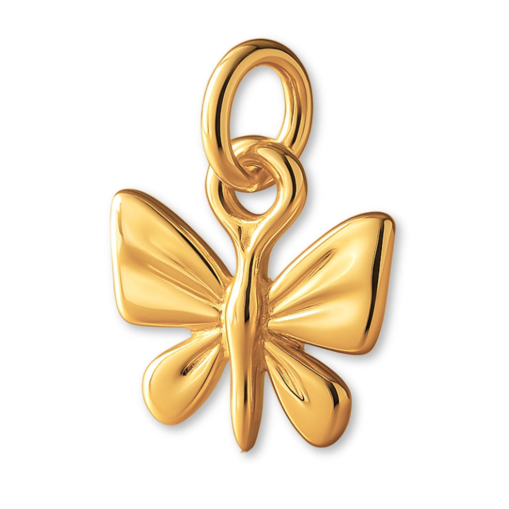 24ct Pure Gold - Modern Butterfly Charm