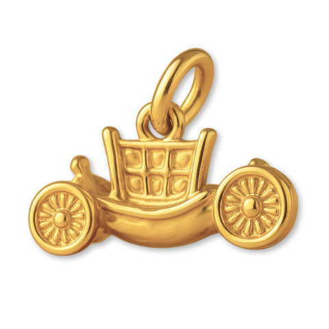 24ct Pure Gold - Princess Carriage Charm